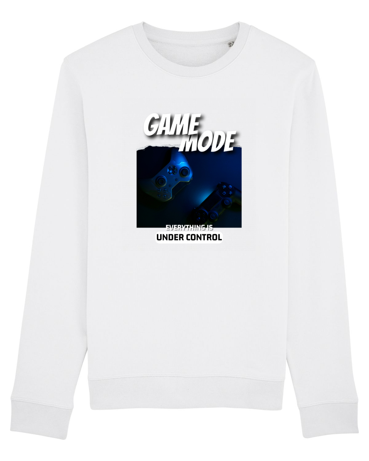 Bluză mânecă lungă Unisex Rise White