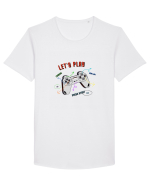 Let s Play ... Tricou mânecă scurtă guler larg Bărbat Skater