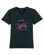 Let s Play ... Tricou mânecă scurtă guler V Bărbat Presenter