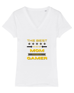 The Best Kind Of MOM Raises A Gamer Tricou mânecă scurtă guler V Damă Evoker