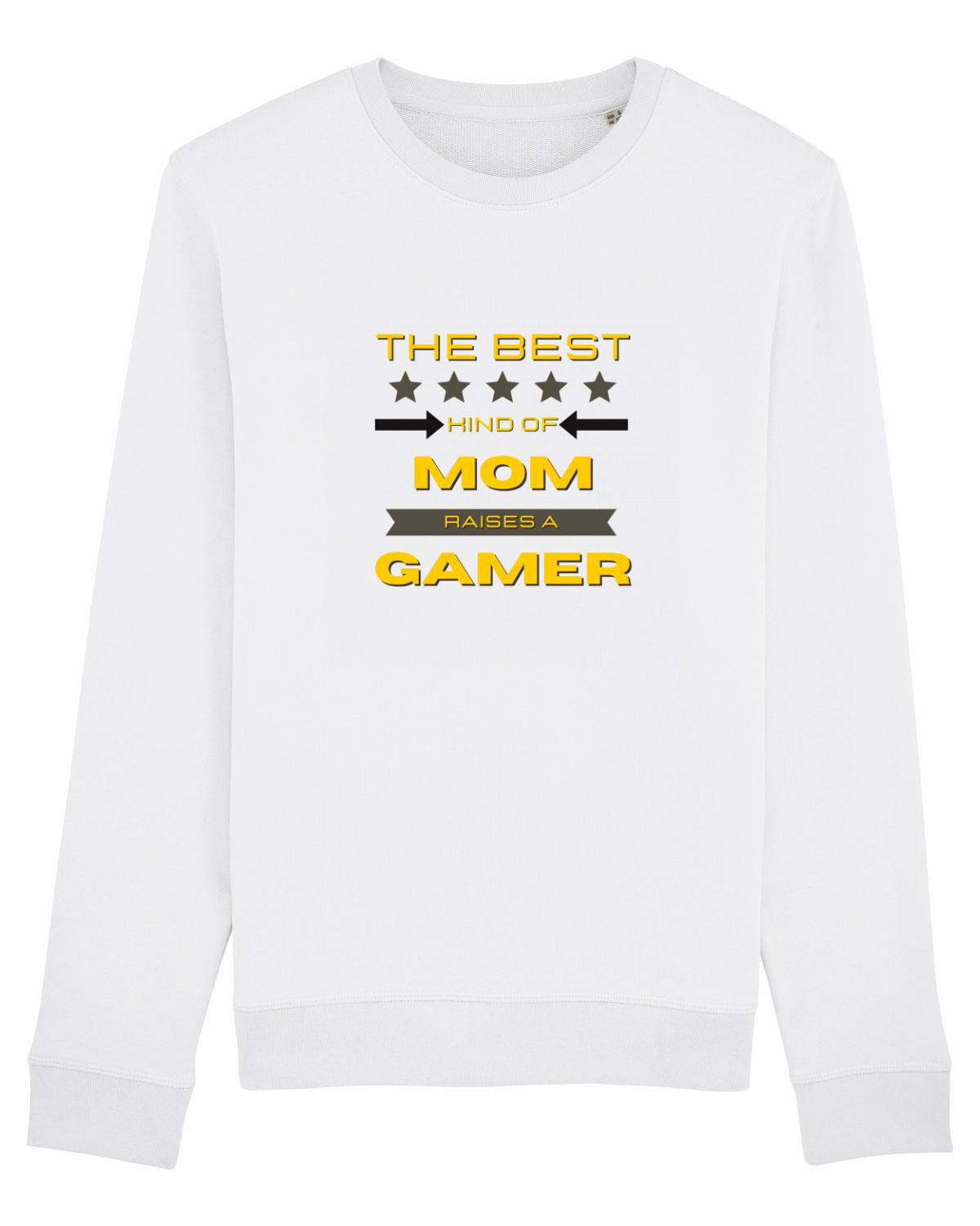 Bluză mânecă lungă Unisex Rise White
