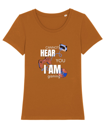 Cannot Hear You I Am Gaming Roasted Orange
