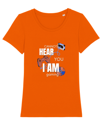 Cannot Hear You I Am Gaming Bright Orange