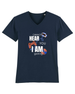 Cannot Hear You I Am Gaming Tricou mânecă scurtă guler V Bărbat Presenter