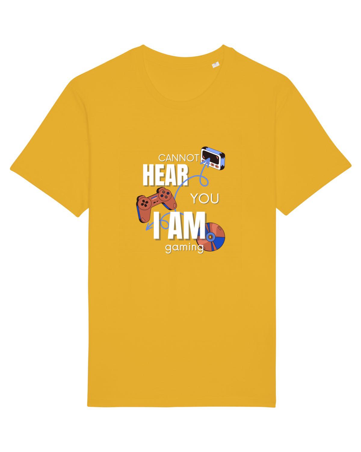 Tricou mânecă scurtă Unisex Rocker Spectra Yellow