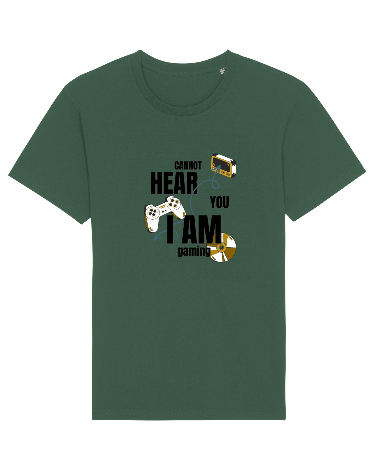 Tricou mânecă scurtă Unisex Rocker Bottle Green