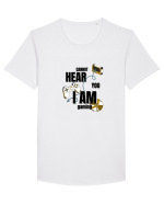 Cannot Hear You I Am Gaming Tricou mânecă scurtă guler larg Bărbat Skater