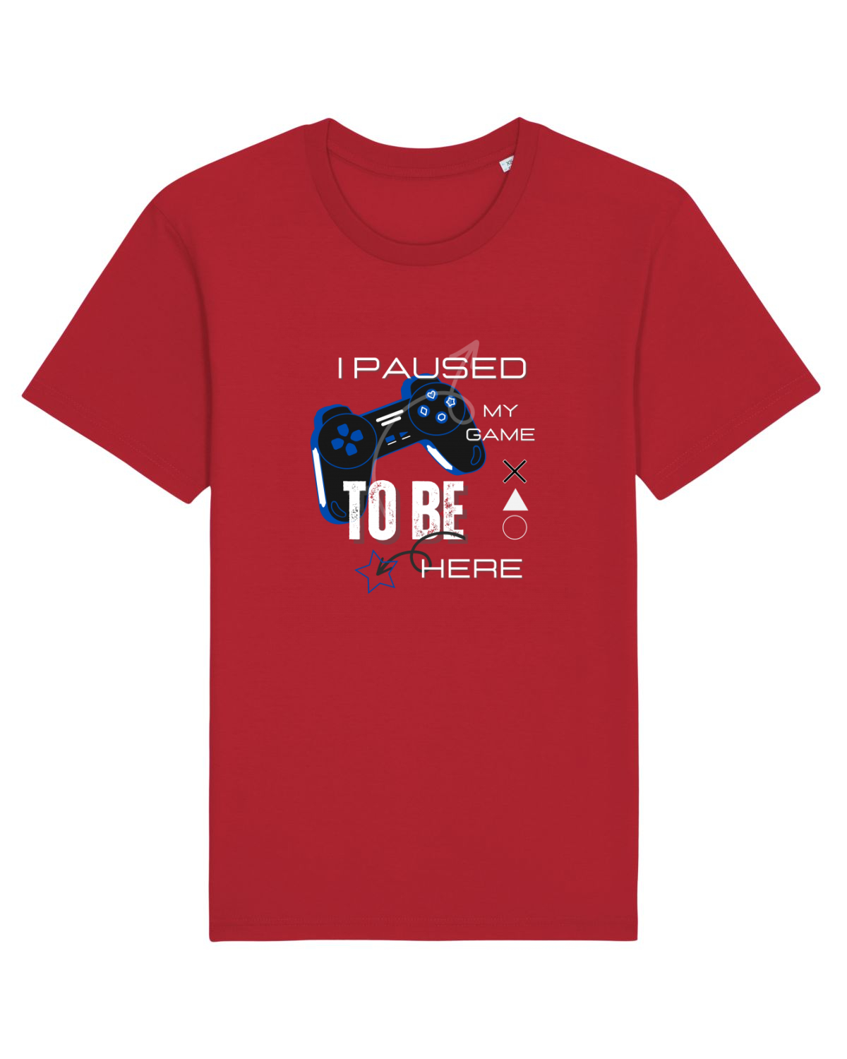 Tricou mânecă scurtă Unisex Rocker Red