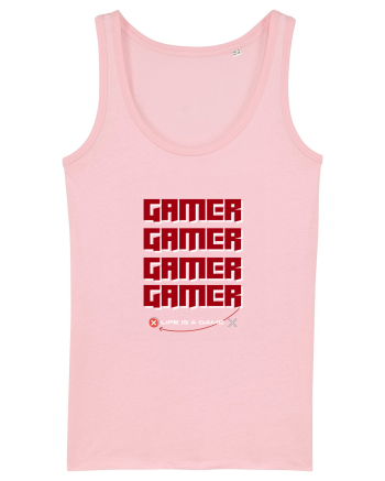 GAMER Life Is A Game Cotton Pink