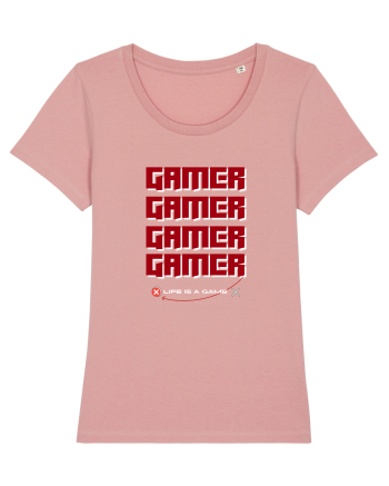 GAMER Life Is A Game Canyon Pink