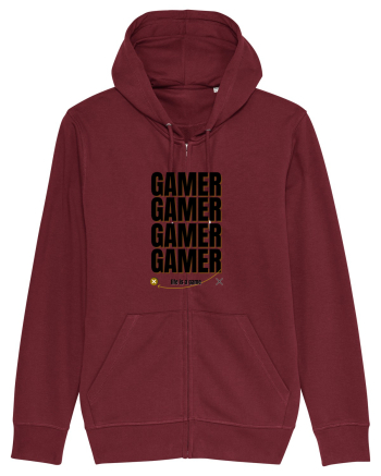 GAMER Life Is A Game Burgundy