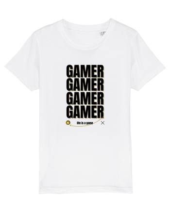 GAMER Life Is A Game White