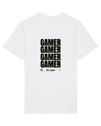 GAMER Life Is A Game White