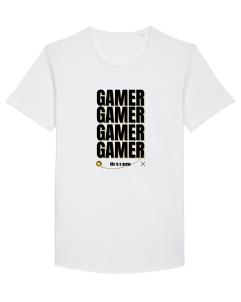 GAMER Life Is A Game White