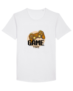 GAME Time Tricou mânecă scurtă guler larg Bărbat Skater