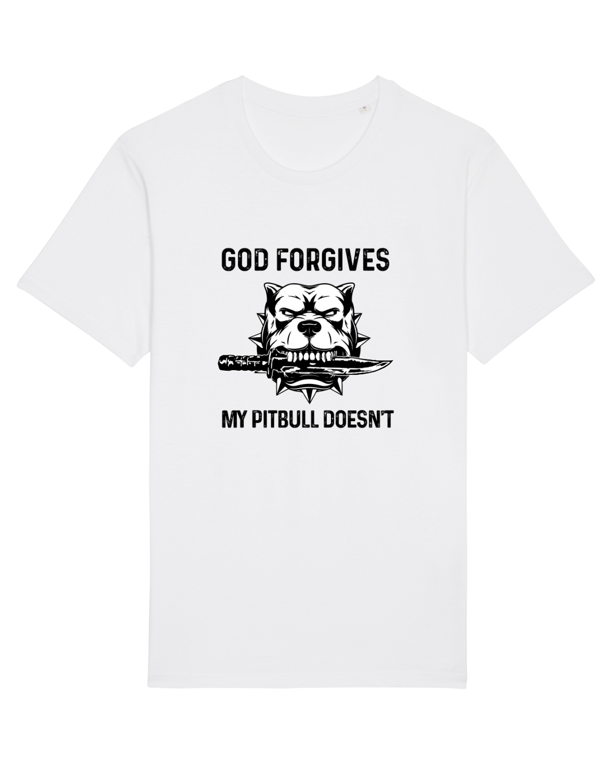 Tricou mânecă scurtă Unisex Rocker White