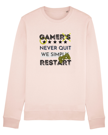 Gamers Never Quit  Candy Pink