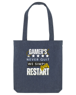 Gamers Never Quit  Sacoșă textilă