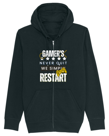 Gamers Never Quit  Black
