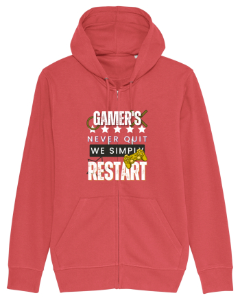 Gamers Never Quit  Carmine Red