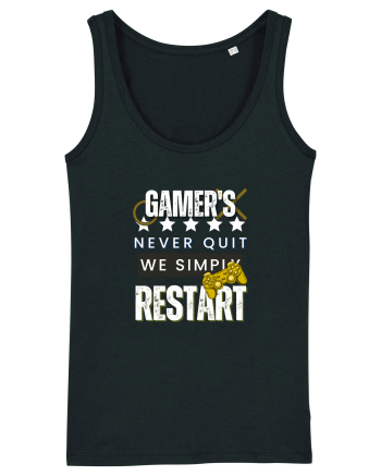 Gamers Never Quit  Black