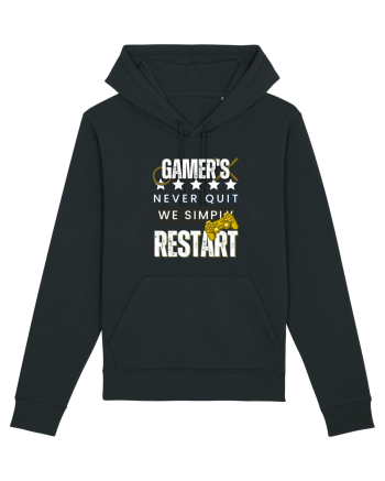 Gamers Never Quit  Black
