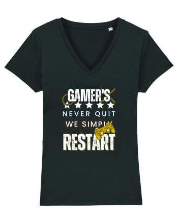 Gamers Never Quit  Black