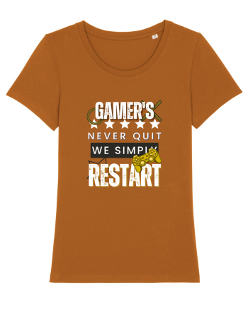 Gamers Never Quit  Roasted Orange