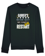 Gamers Never Quit  Bluză mânecă lungă Unisex Rise