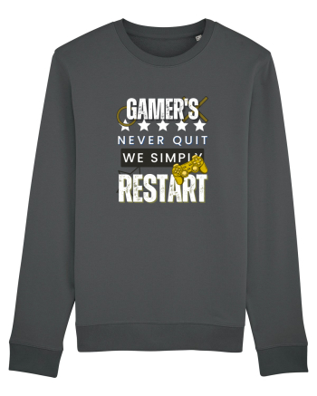 Gamers Never Quit  Anthracite