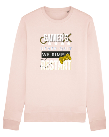 Gamers Never Quit  Candy Pink