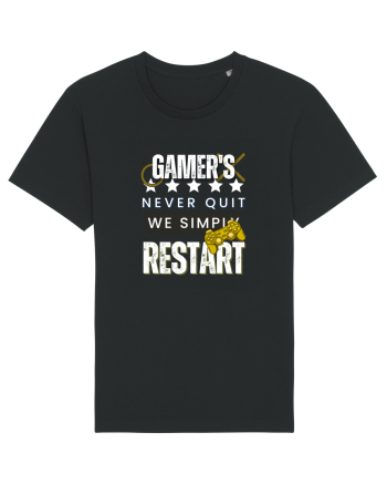 Gamers Never Quit  Black