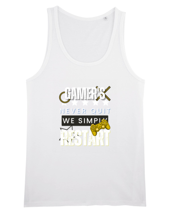 Gamers Never Quit  White