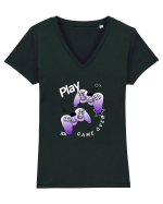Play / Game Over Tricou mânecă scurtă guler V Damă Evoker