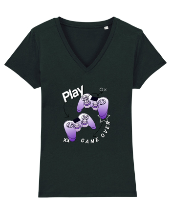 Play / Game Over Black