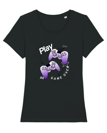 Play / Game Over Black