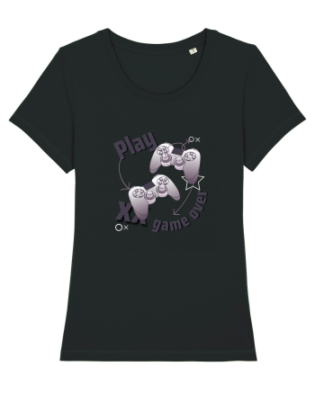 Play / Game Over Black