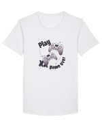 Play / Game Over Tricou mânecă scurtă guler larg Bărbat Skater