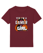 Ye I Am A Gamer Girl Tricou mânecă scurtă  Copii Mini Creator