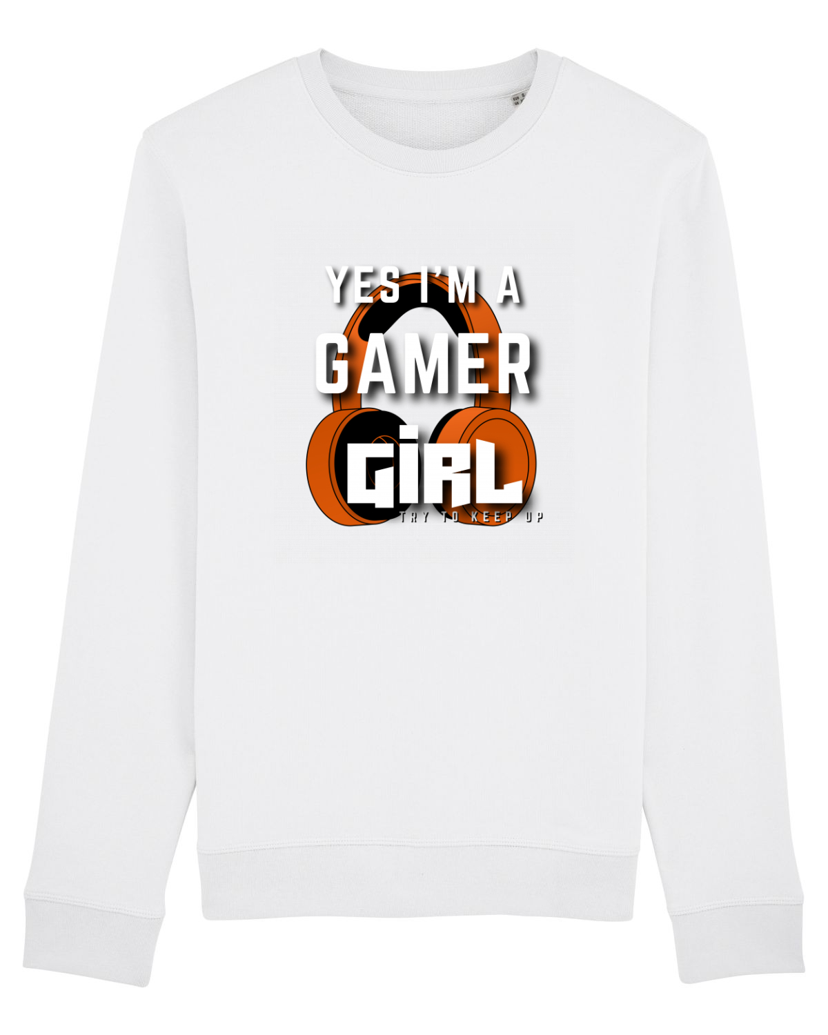 Bluză mânecă lungă Unisex Rise White