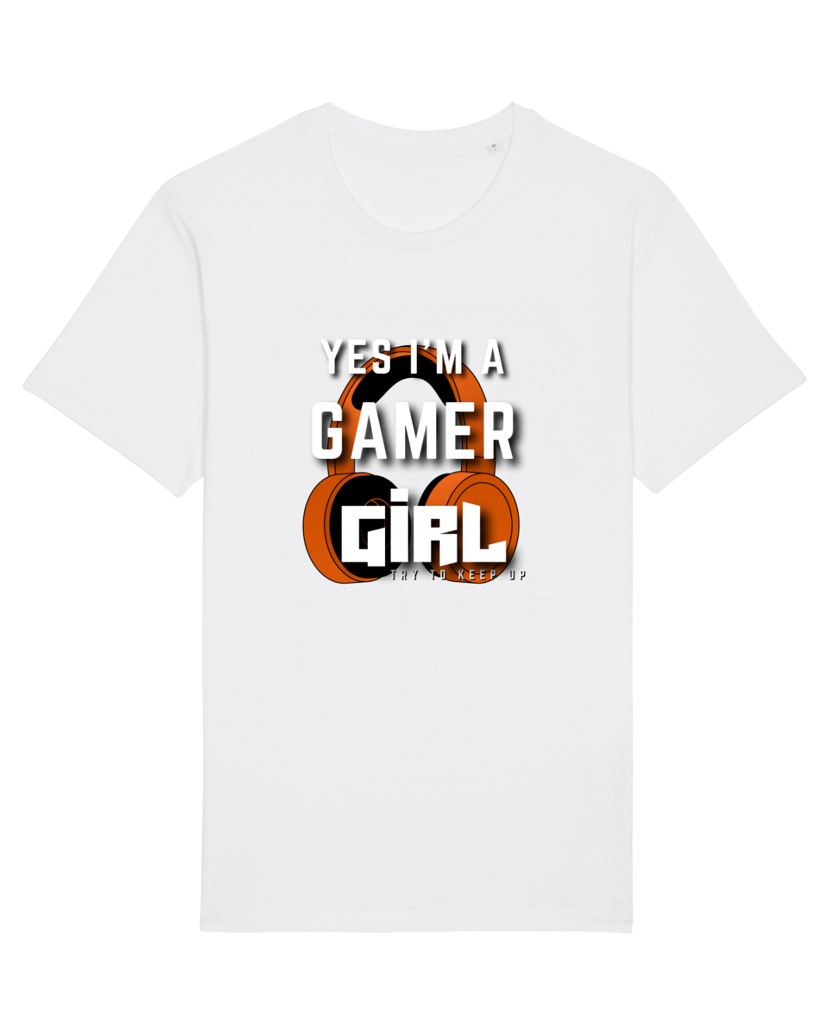 Tricou mânecă scurtă Unisex Rocker White