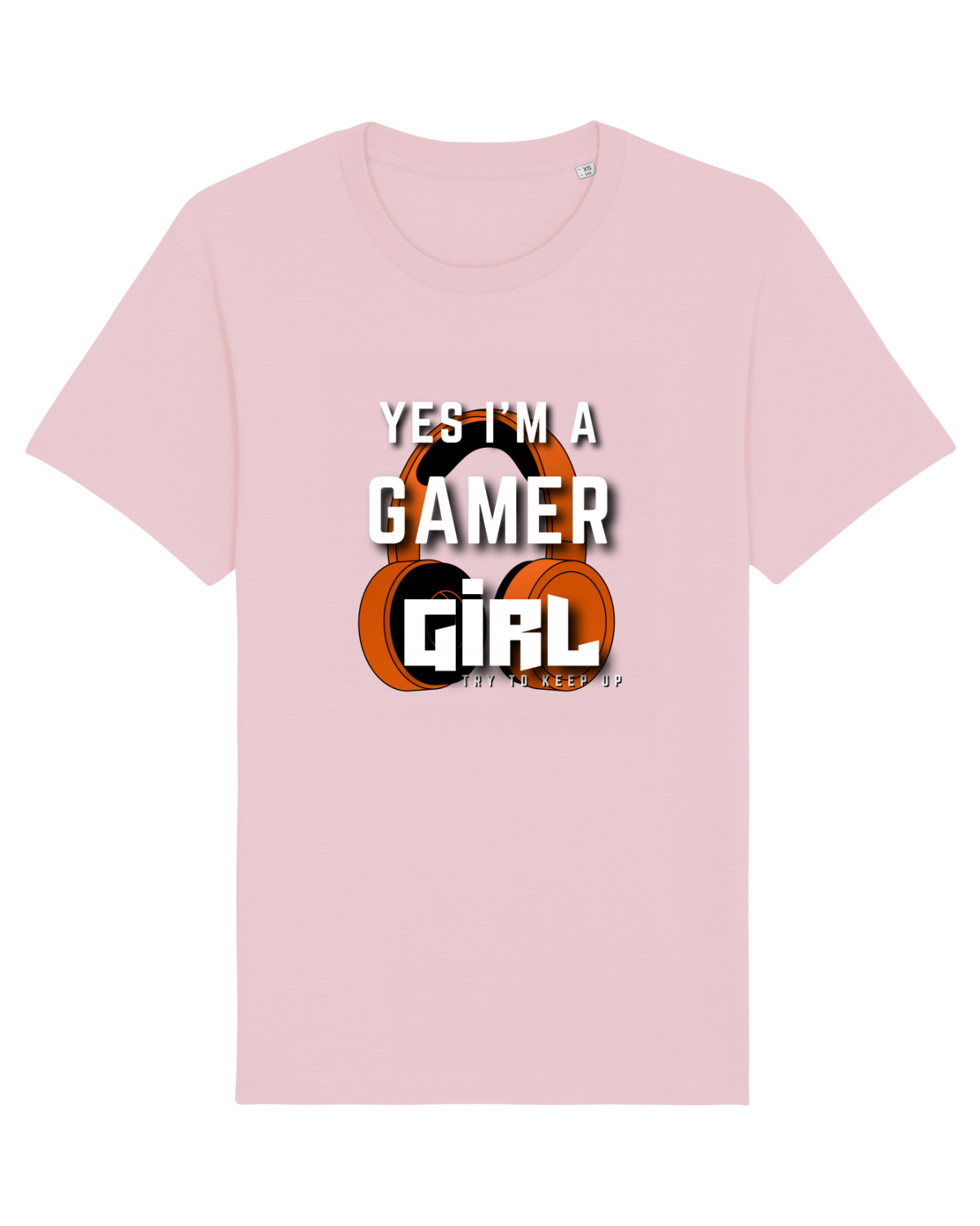 Tricou mânecă scurtă Unisex Rocker Cotton Pink