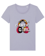 Ye I Am A Gamer Girl Tricou mânecă scurtă guler larg fitted Damă Expresser