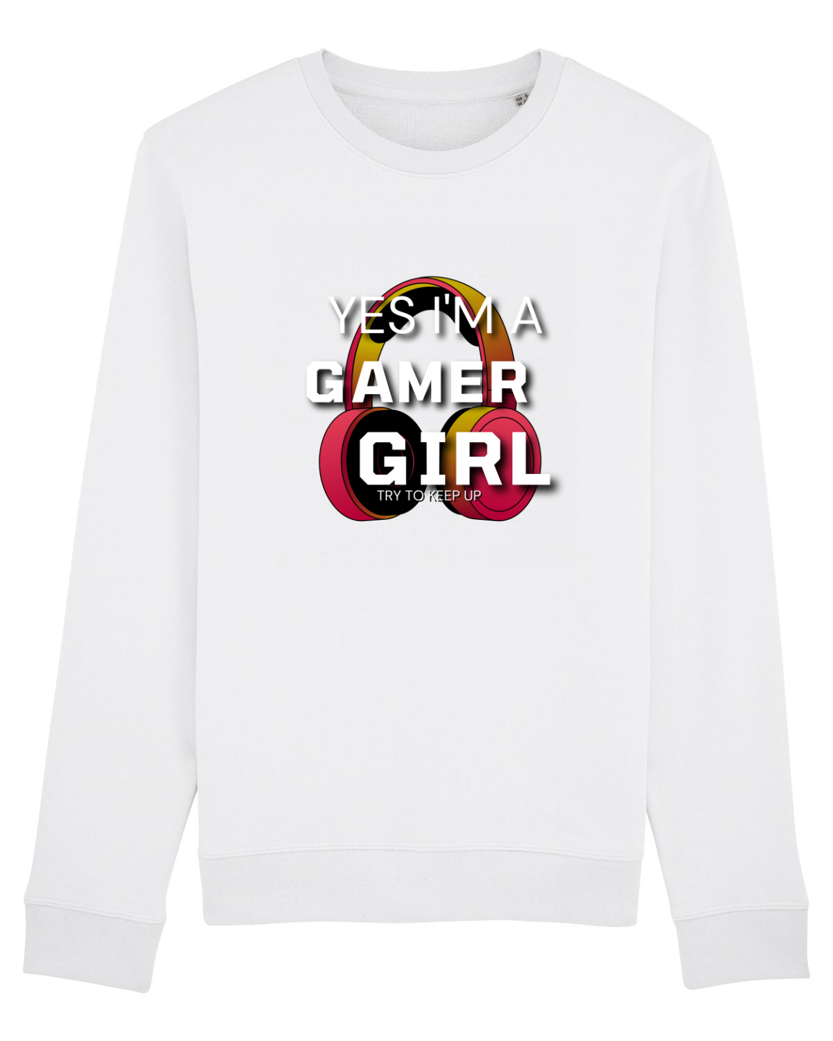 Bluză mânecă lungă Unisex Rise White