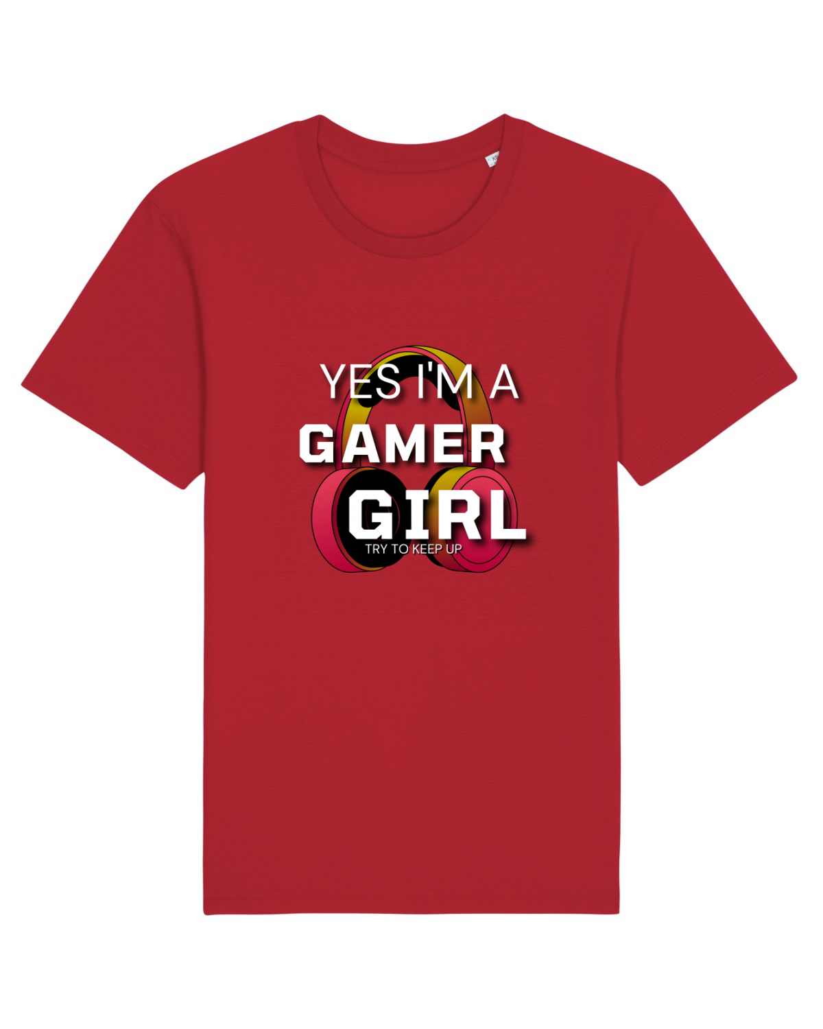 Tricou mânecă scurtă Unisex Rocker Red