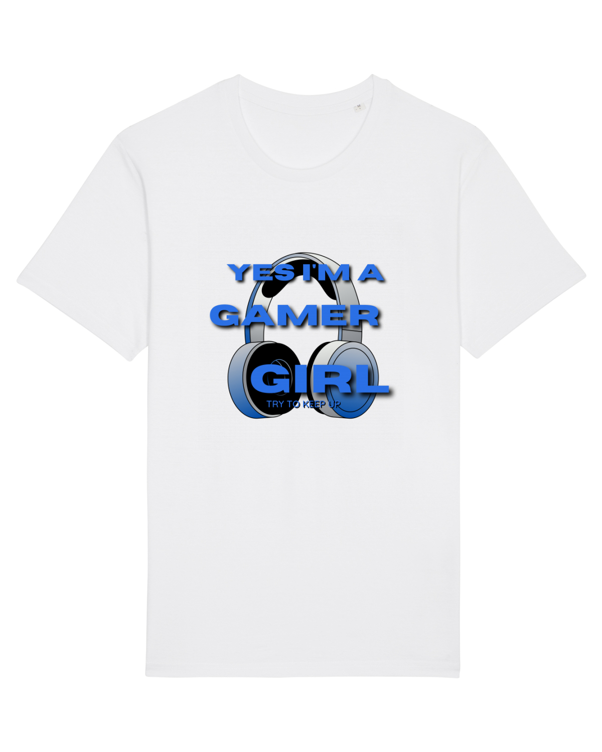 Tricou mânecă scurtă Unisex Rocker White