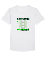 Awesome Player Tricou mânecă scurtă guler larg Bărbat Skater