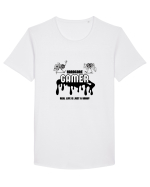 Hardcore Gamer  Tricou mânecă scurtă guler larg Bărbat Skater