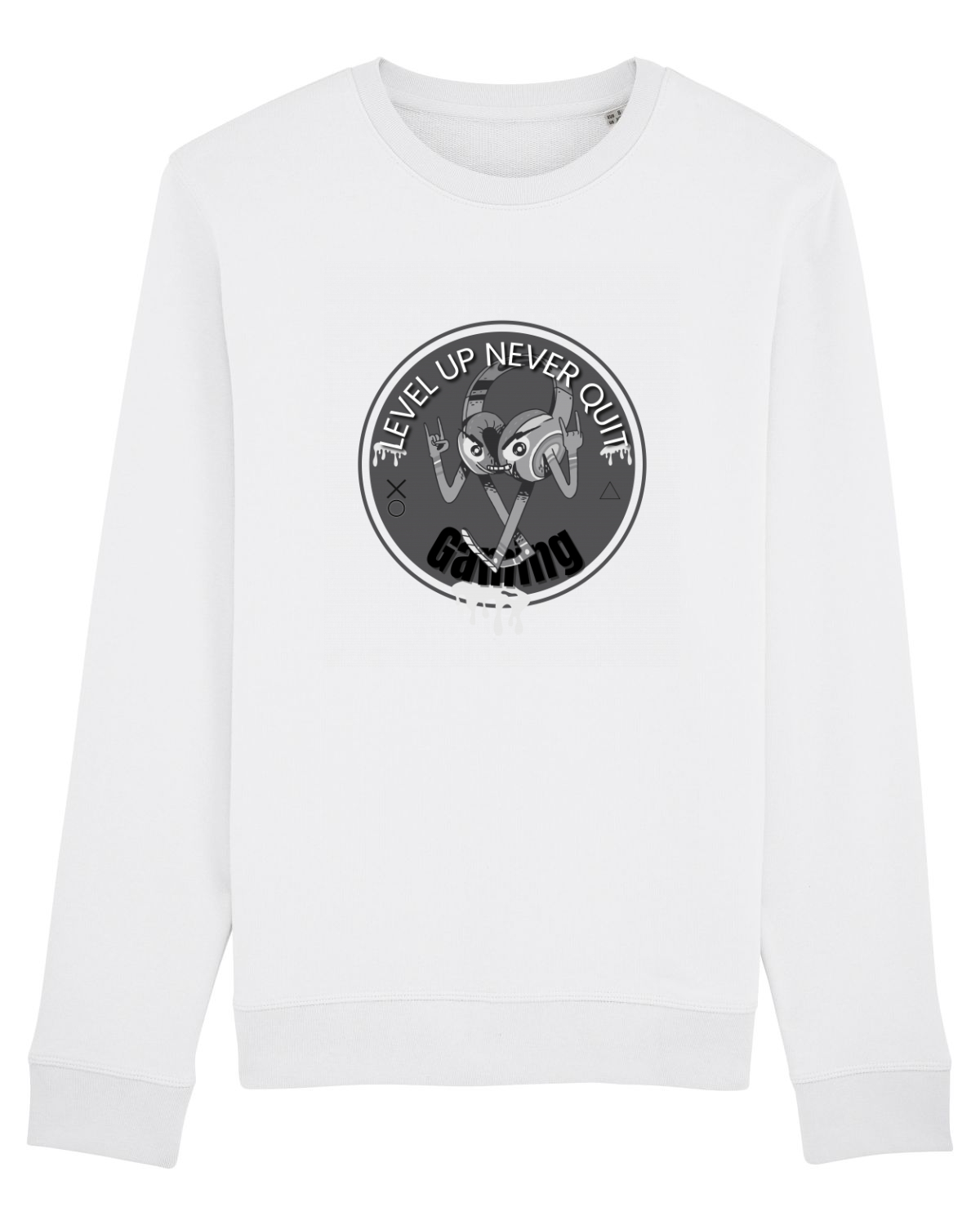 Bluză mânecă lungă Unisex Rise White