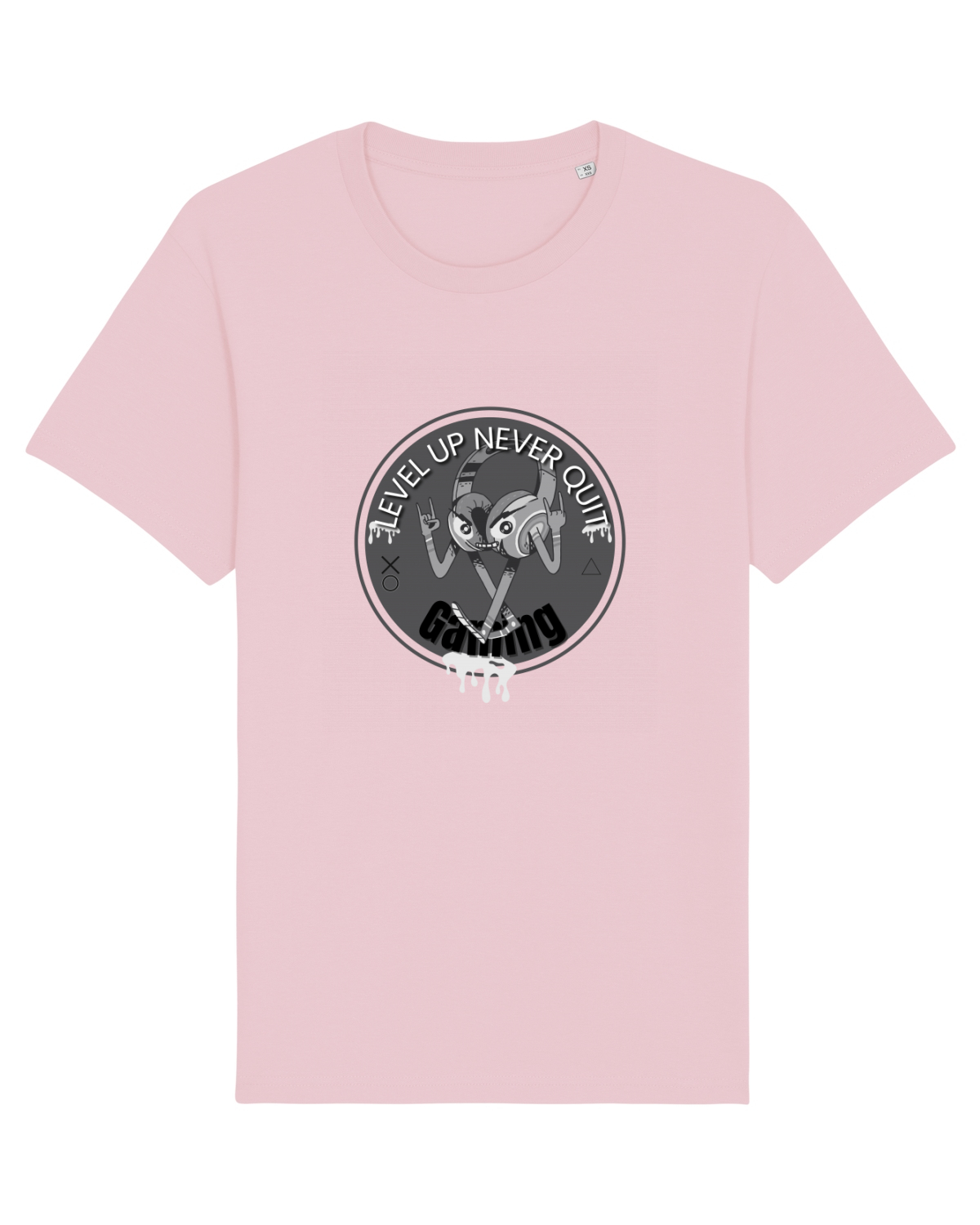 Tricou mânecă scurtă Unisex Rocker Cotton Pink